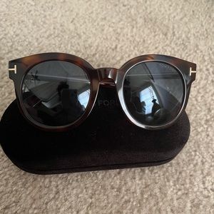 Authentic Tom Ford sunglasses with the original case.